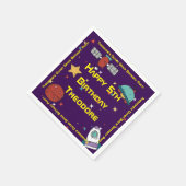 宇宙誕生日会 スタンダードカクテルナプキン (角)