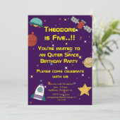 宇宙誕生日会 招待状 (スタンド正面)