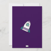 宇宙誕生日会 招待状 (裏面)