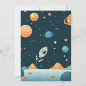 宇宙誕生日会 招待状 (裏面)