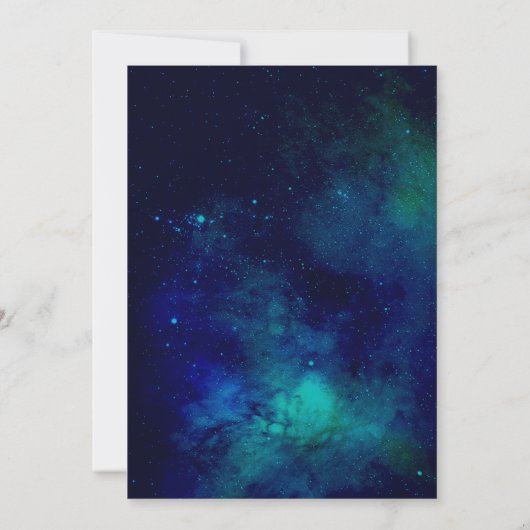 宇宙誕生日会 招待状 (裏面)