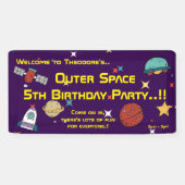 宇宙誕生日会 横断幕 (横)