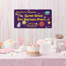 宇宙誕生日会 横断幕