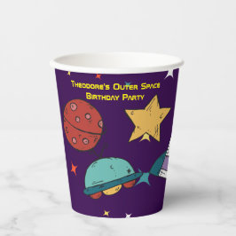 宇宙誕生日会 紙コップ