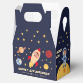 宇宙誕生日惑星宇宙飛行士ボーイフォト フェイバーボックス (オープン)