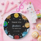 宇宙誕生日惑星銀河系ボーイズパーティー ペーパープレート (パーティー)