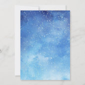 宇宙誕生日招待状 | 初めての旅 誕生日 招待状 (裏面)