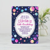 宇宙誕生日招待状 招待状 (スタンド正面)