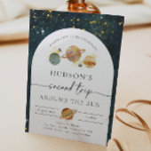 宇宙誕生日招待状 | 2番目のトリップ誕生日 招待状