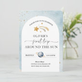 宇宙誕生日招待状 | First Trip誕生日 招待状 (スタンド正面)