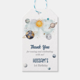 宇宙誕生日銀河系太陽月星惑星 ギフトタグ