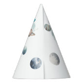 宇宙誕生日銀河系太陽月星惑星 パーティーハット (裏面)