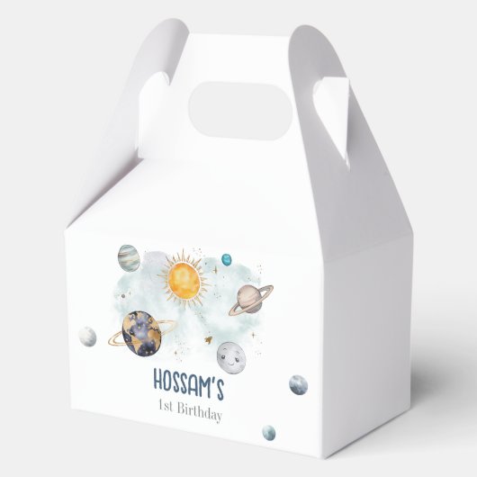 宇宙誕生日銀河系太陽月星惑星 フェイバーボックス (正面)