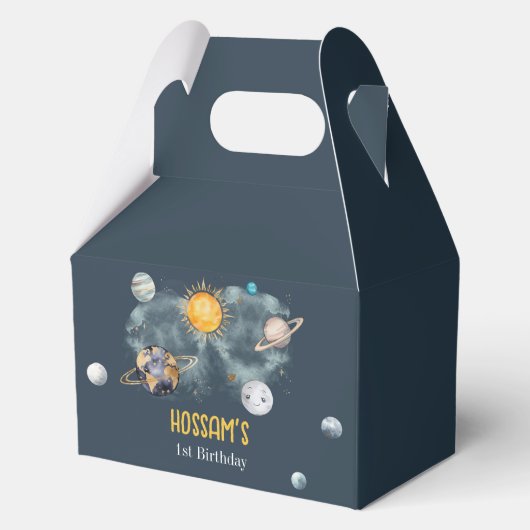 宇宙誕生日銀河系太陽月星惑星 フェイバーボックス (正面)