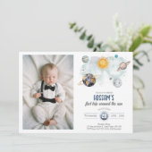 宇宙誕生日銀河系太陽月星惑星 招待状 (スタンド正面)