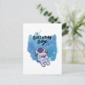 宇宙誕生日飛行士 ポストカード (スタンド正面)