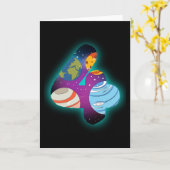 宇宙誕生日4 4th誕生日ボーイ4歳 カード (黄色い花)