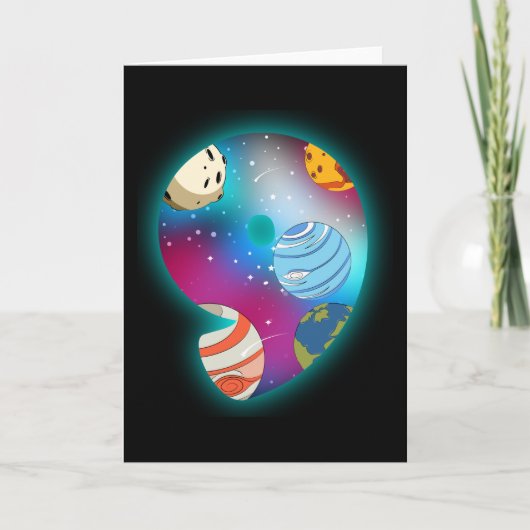 宇宙誕生日9th誕生日少年9歳 カード (正面)