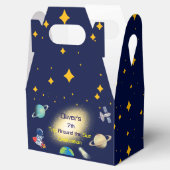 宇宙誕生日 – 宇宙飛行士、岩石、銀河系 フェイバーボックス (オープン)