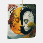 宇宙調和太陽・月オーナメント セラミックオーナメント (右)