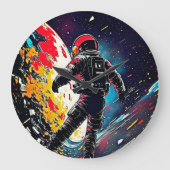 宇宙調和失った:宇宙 ラージ壁時計 (正面)