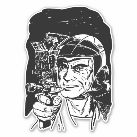 宇宙警察 シール (正面)