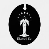 宇宙賛美月相ウィッチー メタルオーナメント (正面)