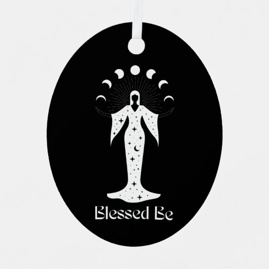 宇宙賛美月相ウィッチー メタルオーナメント (正面)