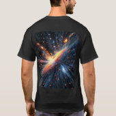 宇宙起源ビッグバンダークTシャツ Tシャツ (裏面)