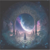 宇宙超リアルファンタジーアート シール (正面)