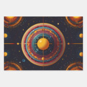 宇宙軌道 ラッピングペーパーシート (正面3)