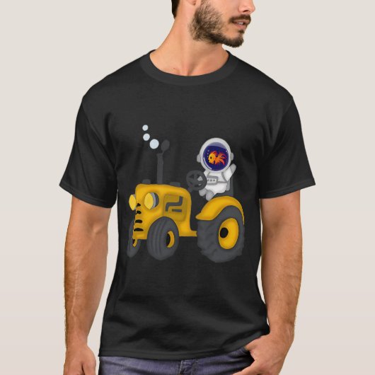 宇宙農場のフィッシュ Tシャツ (正面)