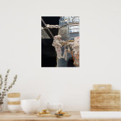 宇宙遊泳ハッブル宇宙望遠鏡 ポスター (キッチン)