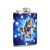 宇宙遊猫バスケットボール フラスク (右)