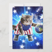 宇宙遊猫バスケットボール 招待状 (裏面)