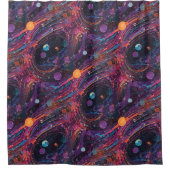 宇宙運動 シャワーカーテン (正面)