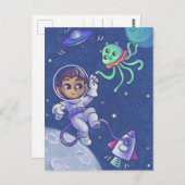 宇宙遭遇 ポストカード (正面/裏面)