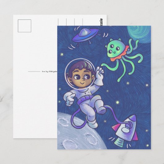 宇宙遭遇 ポストカード (正面/裏面)