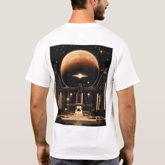 「宇宙重力」 Tシャツ (裏面)