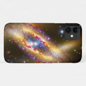 宇宙金ゴールドピンクブルー爆発する銀河 Case-Mate iPhoneケース (裏面(横))