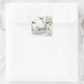 宇宙針空中コンセプトスケッチ2 スクエアシール (バッグ)