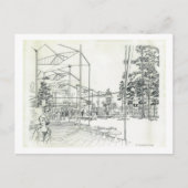 宇宙針空中コンセプトスケッチ3 ポストカード (正面)