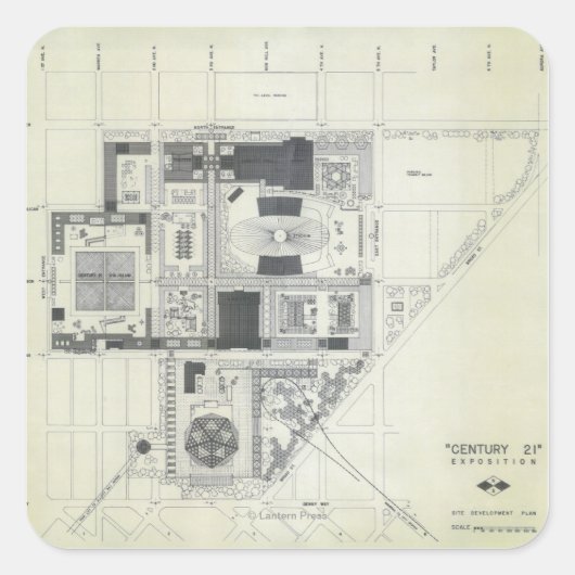 宇宙針空中コンセプトスケッチ スクエアシール (正面)