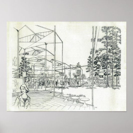 宇宙針空中コンセプトスケッチ ポスター (正面)