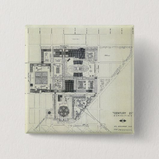 宇宙針空中コンセプトスケッチ 缶バッジ (正面)