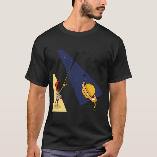 宇宙釣り Tシャツ (正面)