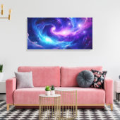 宇宙銀河アート キャンバスプリント (インサイチュ (リビング))
