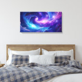 宇宙銀河アート キャンバスプリント (インサイチュ (寝室))