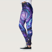 宇宙銀河惑星ドリームスケープ レギンス (左)