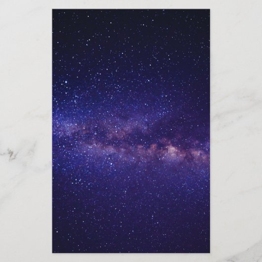 宇宙銀河星柄 便箋 (正面)